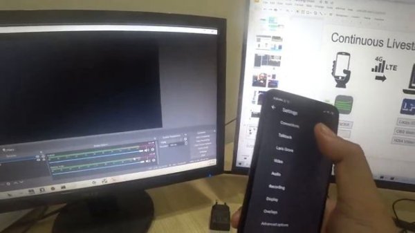 Android Larix Broadcaster setup with OBS Studio