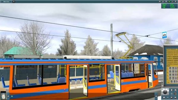 71-623 на карте Новоукраинск Зимний в Trainz 12