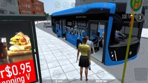 Поездка на электробусе КамАЗ 6282 с информатором. Proton bus simulator