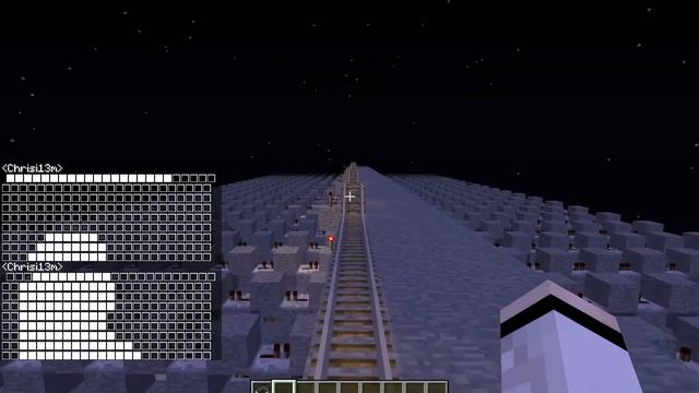 Bad Apple played on minecraft chat смотреть онлайн