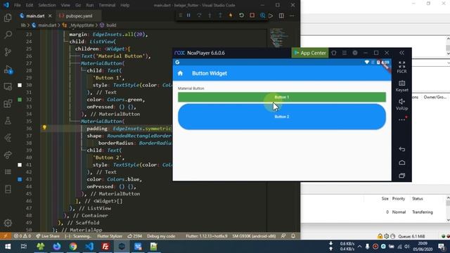 08 Tutorial Flutter - Button Widget смотреть онлайн