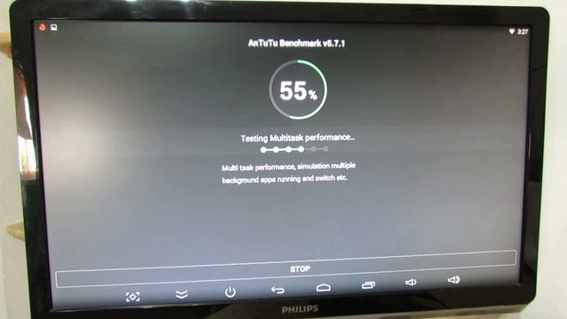 Antutu Benchmark 5.7.1 results on MXIII-G TV Box with Amlogic S812 CPU смотреть онлайн
