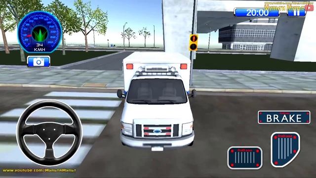 Ambulance in Crazy Free City Emergency (2020) - Best Android GamePlay #2 смотреть онлайн