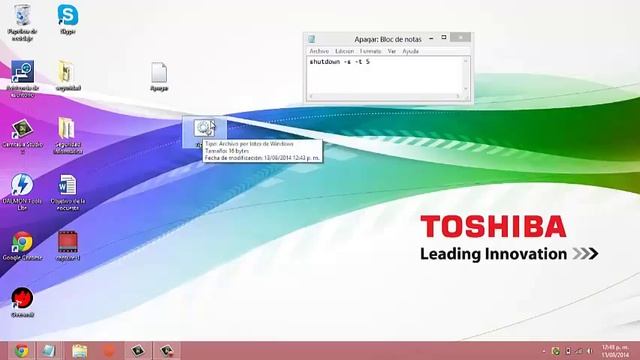 Crear Archivo .bat para apagar un pc смотреть онлайн