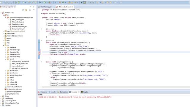 Android 4.0 Tutorials - 12. Fragments Part 3 смотреть онлайн