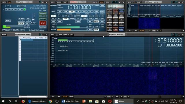 Receiving the NOAA 18 Weather satellite 137.9125 Mhz VHF on Sdrplay RSP1A смотреть онлайн