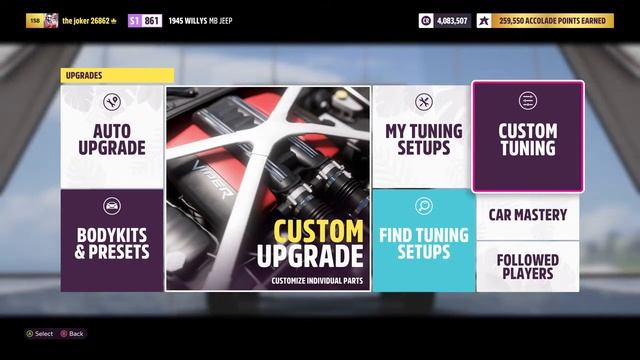 forza horizon 5 1945 willys mb jeep drag tune and upgrade смотреть онлайн