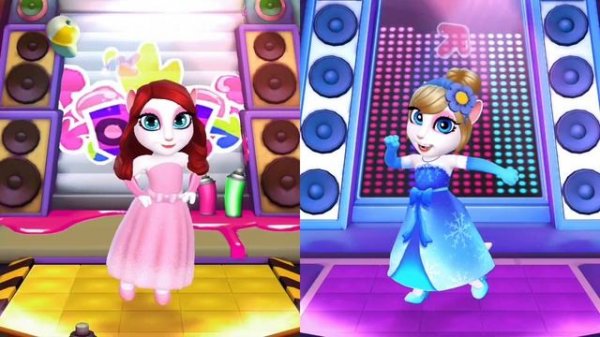 My Talking Angela 2 / Angela Vs Ariel Vs Cinderella 💙/ New Update Gameplay 💖✨