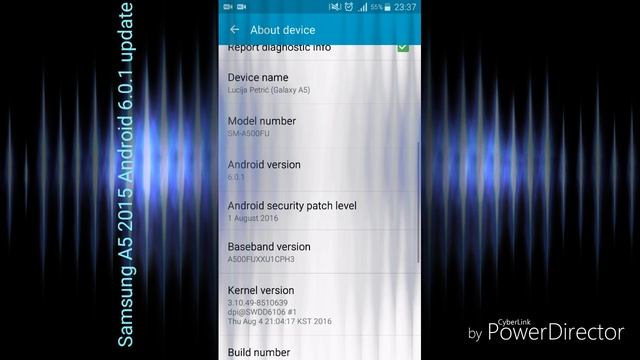 SAMSUNG A5 2O15 ANDROID 6.0.1 UPDATE смотреть онлайн