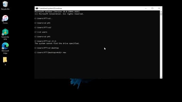 How To USE [CD,MKDIR,COPY CON,REN,TYPE] Commands in COMMAND PROMPT 💥You Should Know💥Windows10. смотреть онлайн