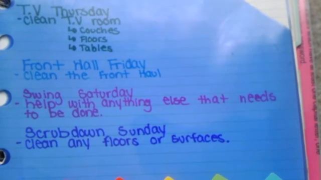 Cleaning schedule! Keep clean and organized! смотреть онлайн