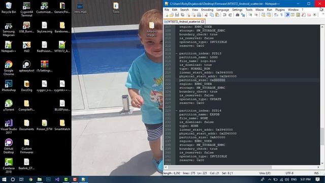 Manually splitting an MTK firmware(dump) смотреть онлайн