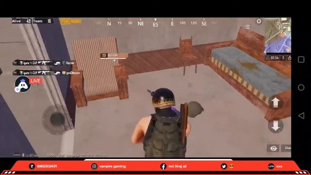 VAMPIRE GAMING [Hindi] PubG Mobile-_S3.0 MATCH:06 👍 stream | Playing Squad | Streaming with Turnip смотреть онлайн
