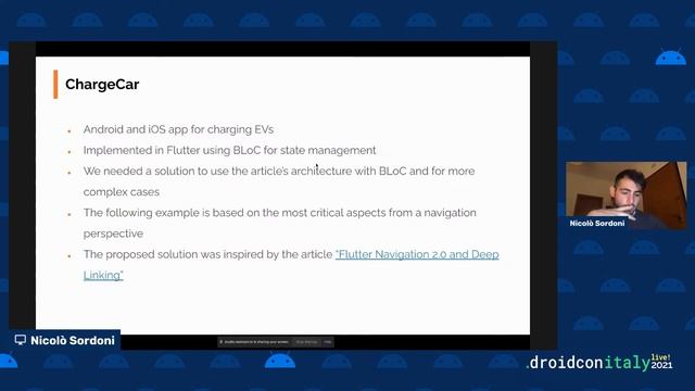 Nicolò Sordoni - Flutter Navigation 2.0 in Real Life - droidcon Italy 2021 смотреть онлайн