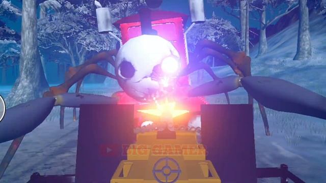 Choo Choo Scary Spider Train Game - Charles Spider Train 3D - Android Gameplay смотреть онлайн