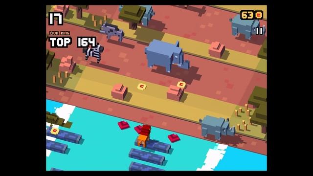 Disney Crossy Road - Lion King Adult Simba - iOS / Android - Gameplay Video смотреть онлайн