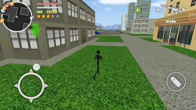 Grand Stickman Auto V #2 - GSA 5 | Android Gameplay | смотреть онлайн