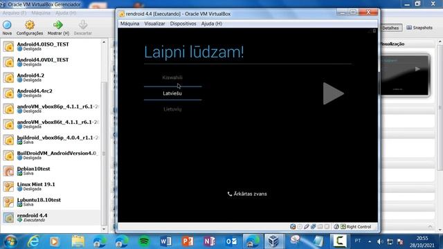 Como instalar o android x86 4.4 RC2 no Virtualbox - RenLiz 2021 смотреть онлайн
