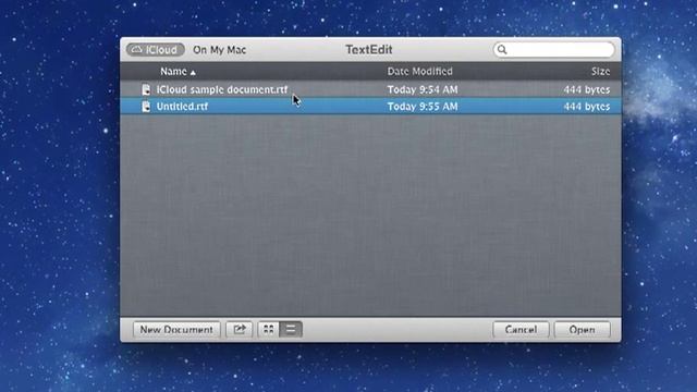 Move a File to iCloud Directly from Applications in Mac OS X смотреть онлайн