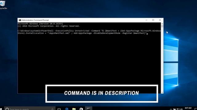 Windows Store | Reinstall Windows Store Using Command Prompt in Windows 10/8.1/8 смотреть онлайн