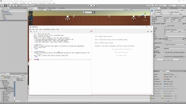 DevLog #4 - Dialogue System Using Inkle [Mystery] смотреть онлайн