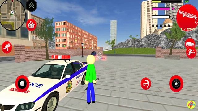 Superhero Boldi Stickman Game - Baldi Stickman Rope Hero Lol Vice Town #120 - Android Gameplay смотреть онлайн