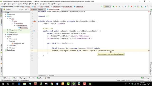 how to create button dynamically in android смотреть онлайн