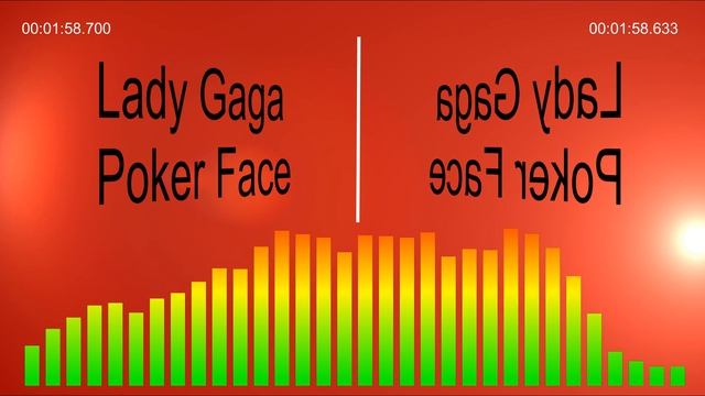 Lady Gaga - Poker Face. Reverse version смотреть онлайн