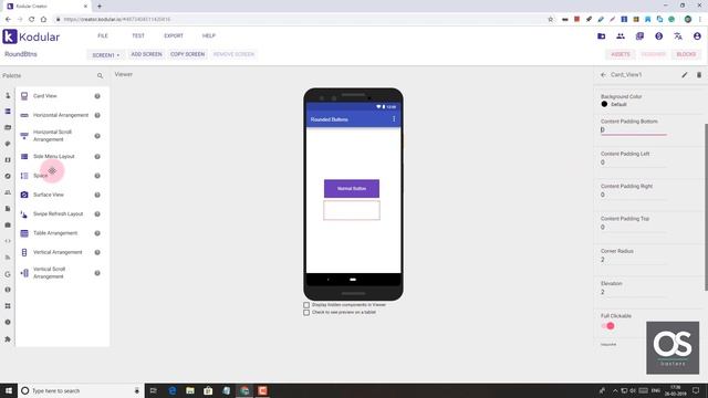 Rounded Buttons: How to design them in Kodular? [2019] смотреть онлайн