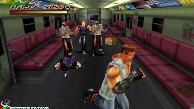 PS1 Fighting Force Hawk Playthrough 60FPS (Duckstation)