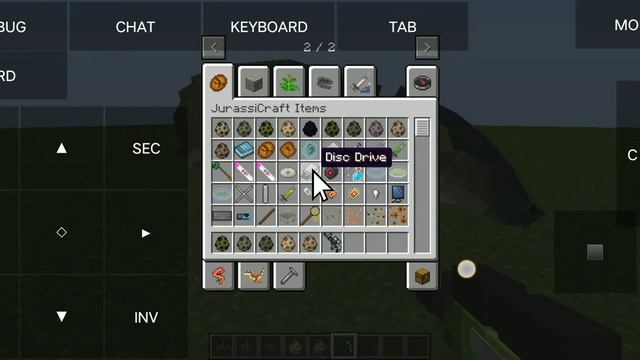 jurassic craft mod Minecraft 1.11.2 on Android