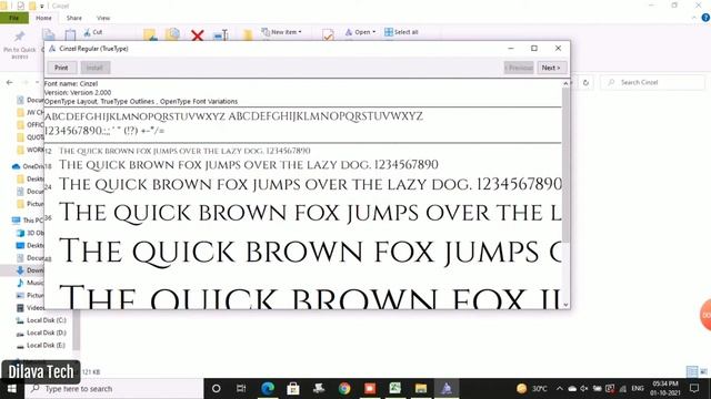 HOW TO INSTALL & UNINSTALL FONTS IN WINDOWS | विंडोज़ में फोंट कैसे स्थापित और करें смотреть онлайн