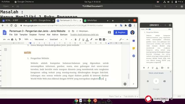 Membuat Materi Online Dari Buku Cetak Dengan Google Docs Android dan Web | Males Ngetik смотреть онлайн