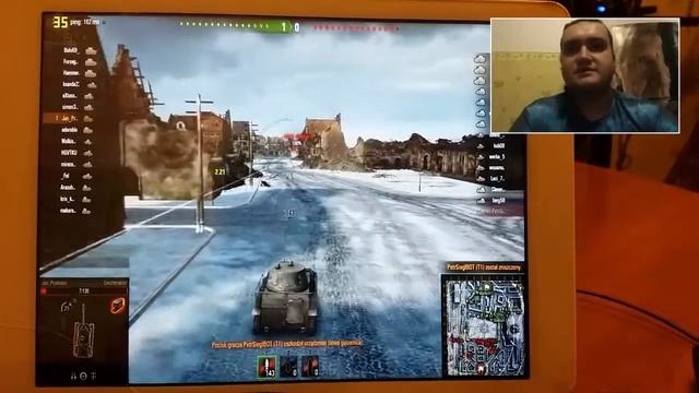 Gra World of Tanks na chinskim tablecie Teclast X98 Pro z Windows 10 смотреть онлайн