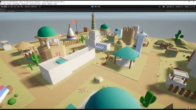 3D Model Environment - Desert Town - Downloadable смотреть онлайн