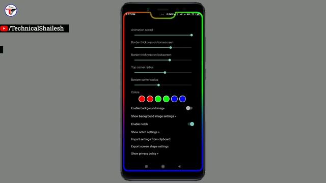 Borderlight Color Changing Effects in Android Mobile || Borderlight Live Wallpaper смотреть онлайн