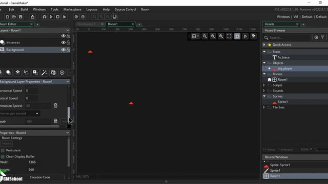 Tutorial Game Maker Studio 2 Bahasa Indonesia | Pengenalan Dasar Bagian 1 смотреть онлайн