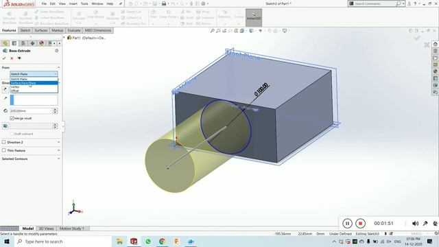 #Extrude #Boss 2 Advanced Assembly Features in solidworks #solidworks #tutorial #for #beginners смотреть онлайн