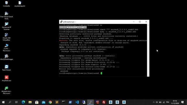 Raspberry contrôle a distance Anydesk смотреть онлайн