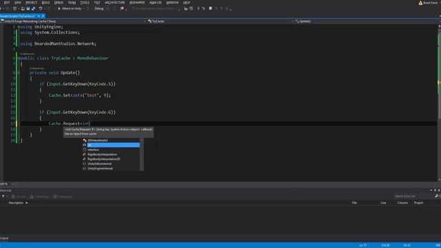 Forge Networking Server Cache (Key-Value data store) смотреть онлайн