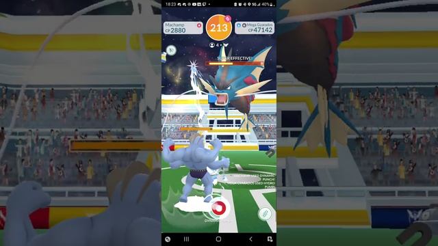 How to Beat Pokemon Go Mega Gyarados Raid Boss with Friends смотреть онлайн