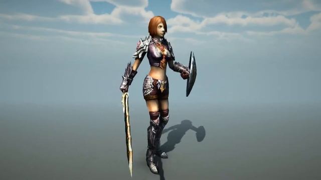 Animated 3d Female Warrior смотреть онлайн
