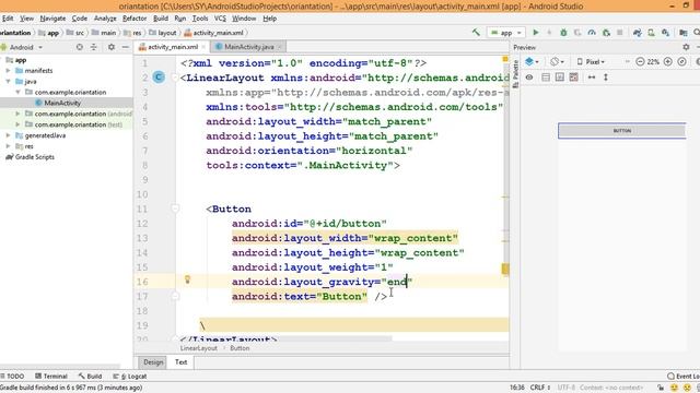 Android Tutorial #4Main Attributes in Linear Layout смотреть онлайн