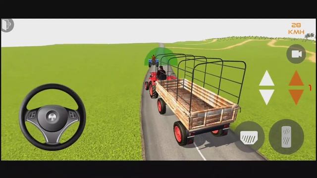 Heavy Tractor Trolley Loading Cargo Transport Simulator Game Offroad Driving Android Gameplay7 смотреть онлайн