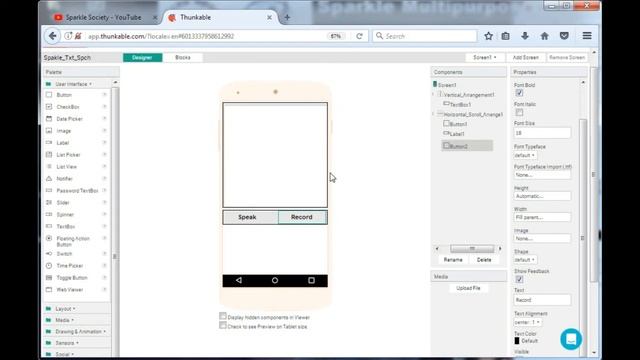 Sparkle || Create Speech to Text and Text to Speech App || Tutorial Part 6 || смотреть онлайн