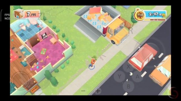 Moving Out 30 FPS Playable  [ Yuzu NCE v253 ] | Snapdragon 845 Android 10 | Gameplay & Settings