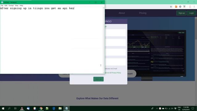 setting tiingo data provider in Stockalyze смотреть онлайн
