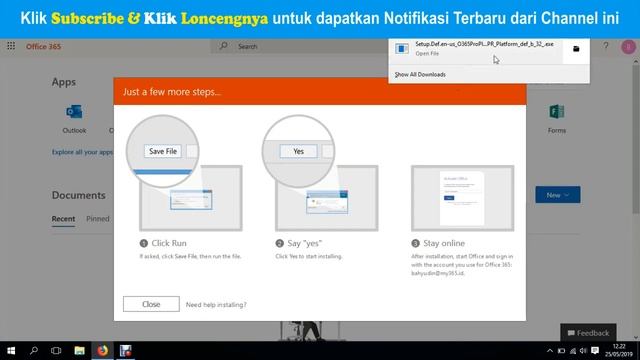 Panduan Instalasi Office 365 Pro Berlisensi Resmi | Free Biaya Bulanan atau Tahunan смотреть онлайн