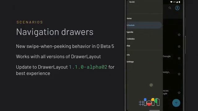 New Navigation Drawers in Android Q Beta 5! смотреть онлайн