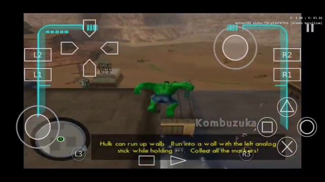 The Incredible Hulk: Ultimate Destruction 2005 Gameplay On AetherSX2 PS2 Emulator Android смотреть онлайн